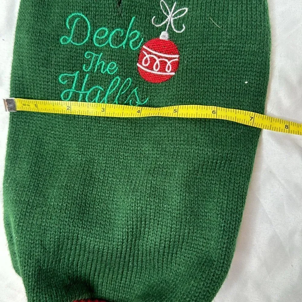 Ellen Degeneres ED “Deck The Halls” Dog Sweater. Size Medium.